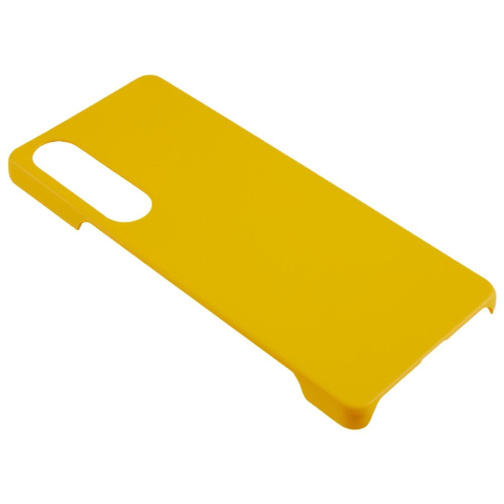 Sony Xperia 1 V Hårdt Plastik Cover - Gul