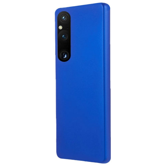 Sony Xperia 1 V Hårdt Plastik Cover - Blå