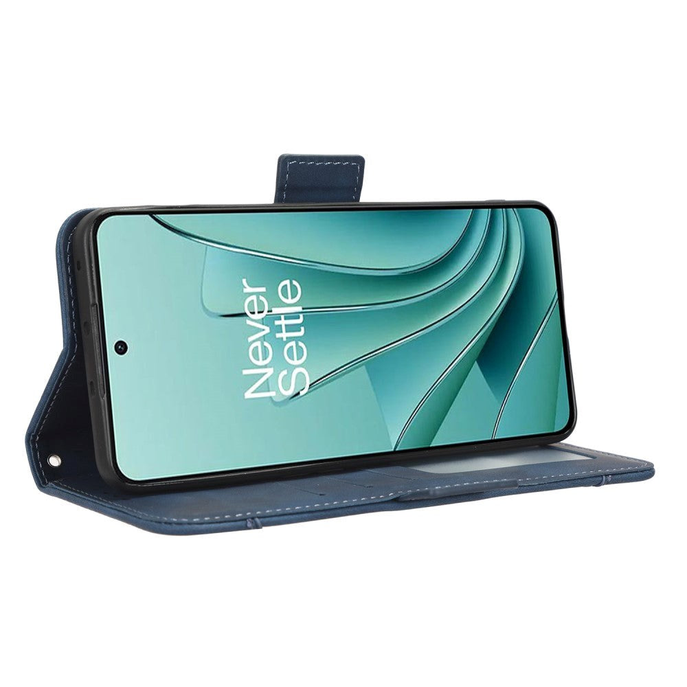 OnePlus Nord 3 (5G) Blank Læder Cover m. Stor Pung - Blå