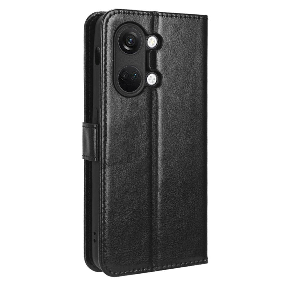 OnePlus Nord 3 (5G) Læder Cover m. Pung og Strop - Sort