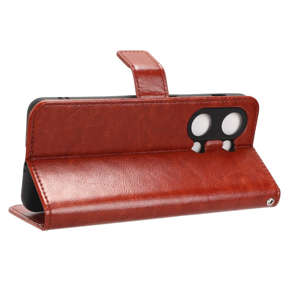 OnePlus Nord 3 (5G) Læder Cover m. Pung og Strop - Brun