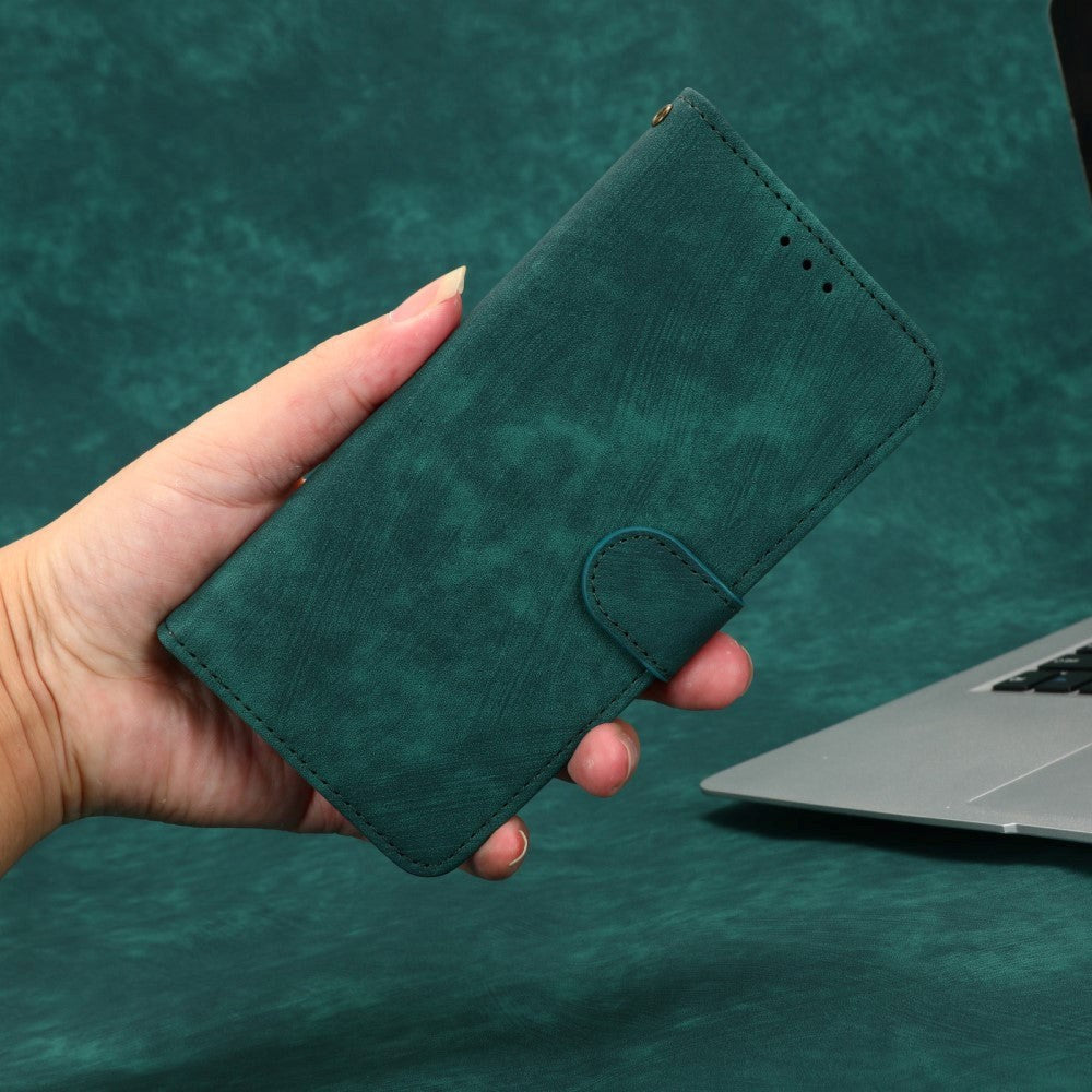 Honor 70 Lite Læder Cover m. Pung & Strop - Grøn