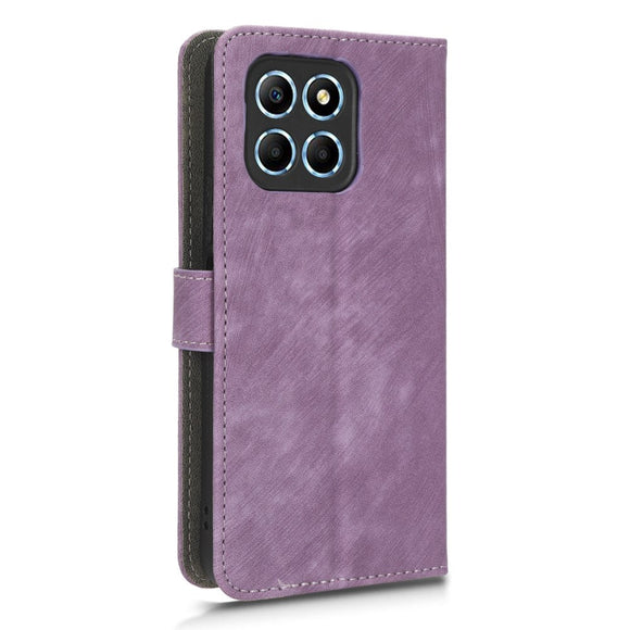 Honor 70 Lite Læder Cover m. Pung & Strop - Lilla