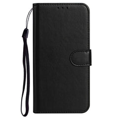 Sony Xperia 10 V Læder Cover m. Pung og Strop - Sort