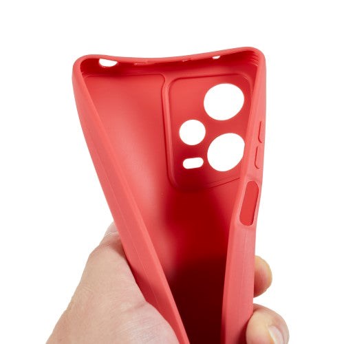 Xiaomi Redmi Note 12 Pro (5G) Fleksibelt Plastik Cover - Rød