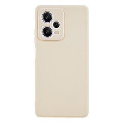 Xiaomi Redmi Note 12 Pro (5G) Fleksibelt Plastik Cover - Beige