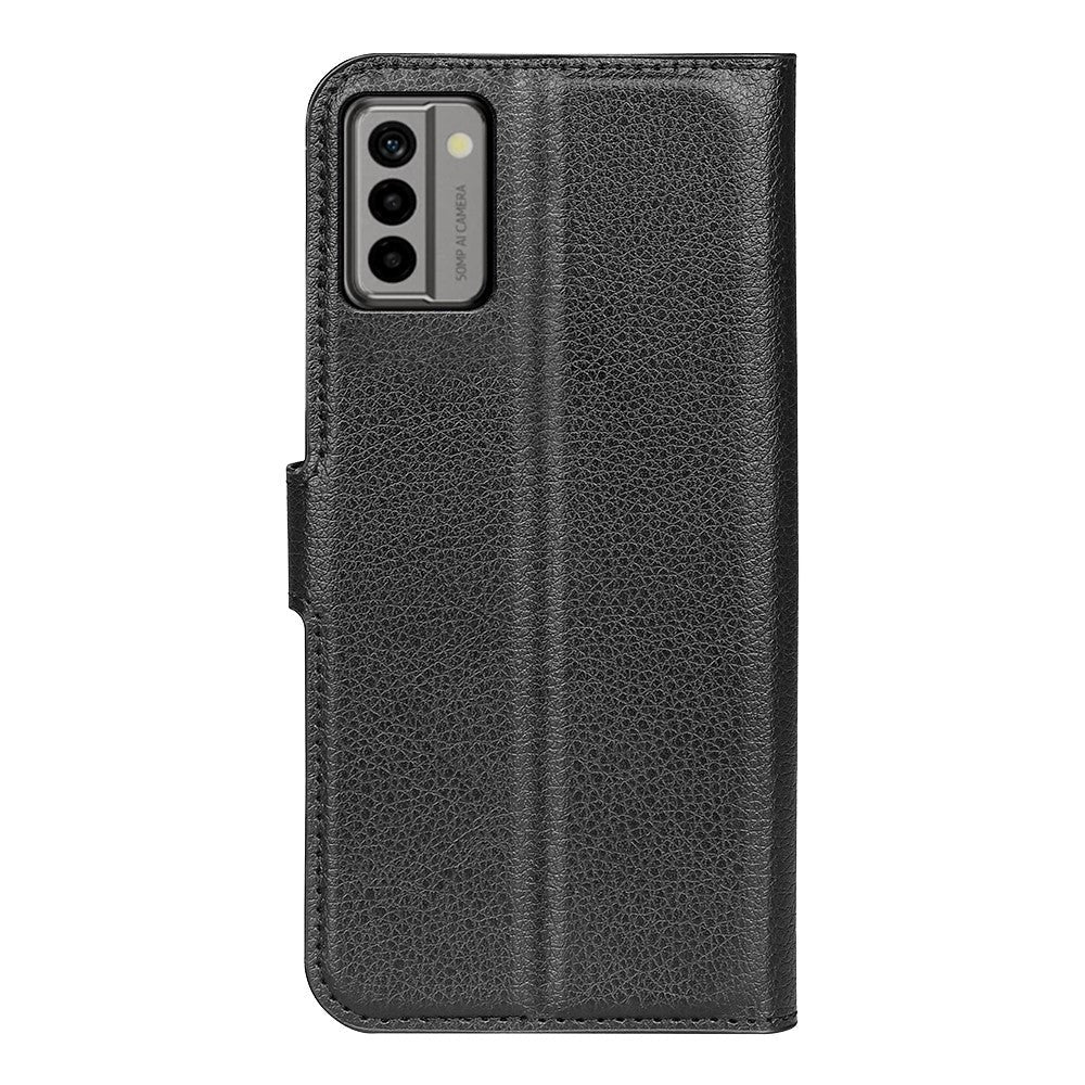 Nokia G22 Litchi Læder Cover m. Pung - Sort