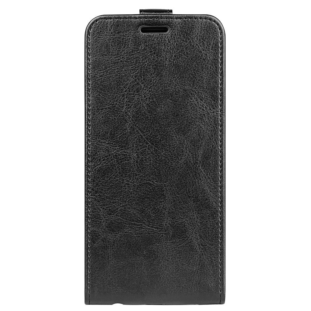 Nokia G22 Vertikalt Læder Cover m. Kortholder - Sort