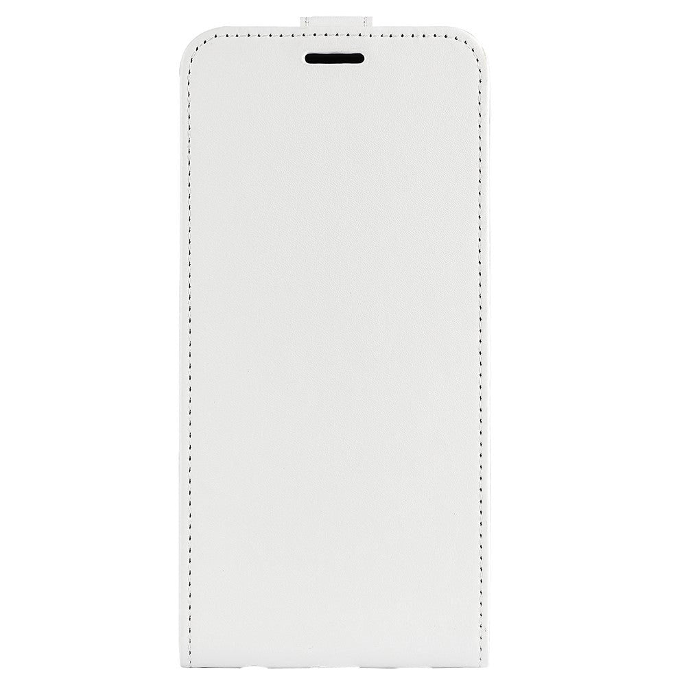 Nokia G22 Vertikalt Læder Cover m. Kortholder - Hvid
