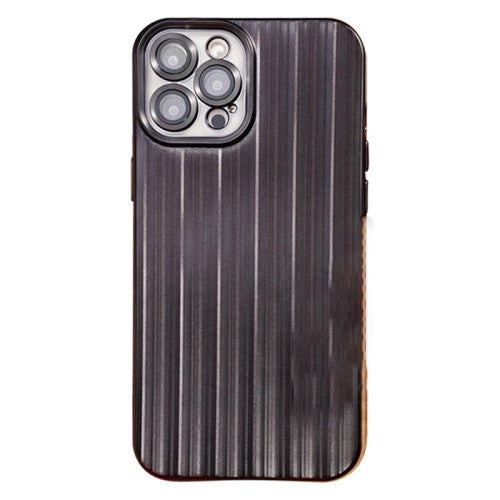 iPhone 14 Pro Fleksibel Plastik Cover m. Kamera Beskyttelse - Sort