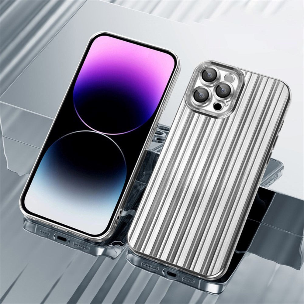 iPhone 12 Pro Fleksibel Plastik Cover m. Kamera Beskyttelse - Lilla