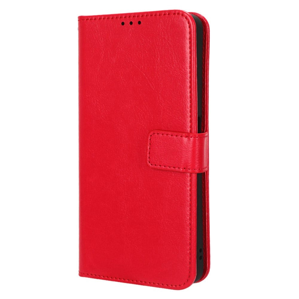 OnePlus Nord CE 3 Lite Læder Cover m. Pung & Ståfunktion - Rød