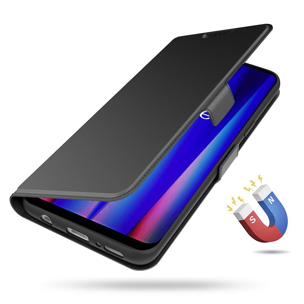 EIDERWOOD OnePlus Nord CE 3 Lite (5G) Kunstlæder Flip Cover m. Kortholder & Ståfunktion - Sort