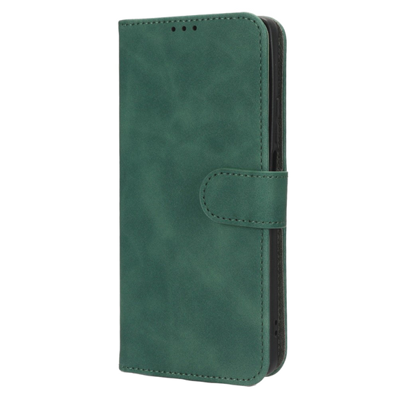 Xiaomi Poco F5 Læder Cover m. Pung og Ståfunktion - Grøn