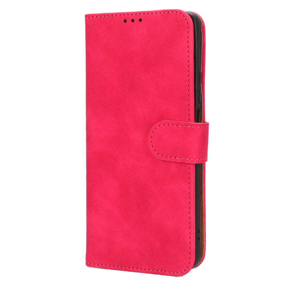 Xiaomi Poco F5 Læder Cover m. Pung og Ståfunktion - Lyserød