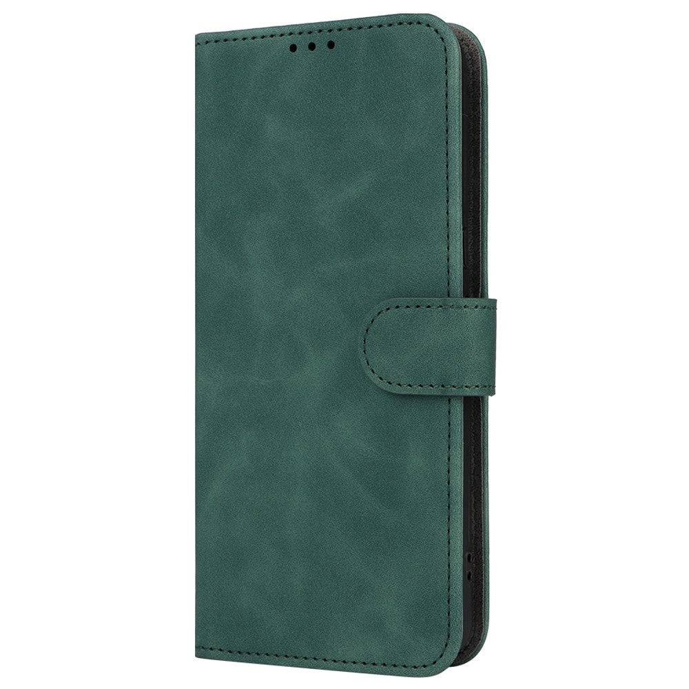 Google Pixel 8 Pro Læder Cover m. Pung og Ståfunktion - Grøn