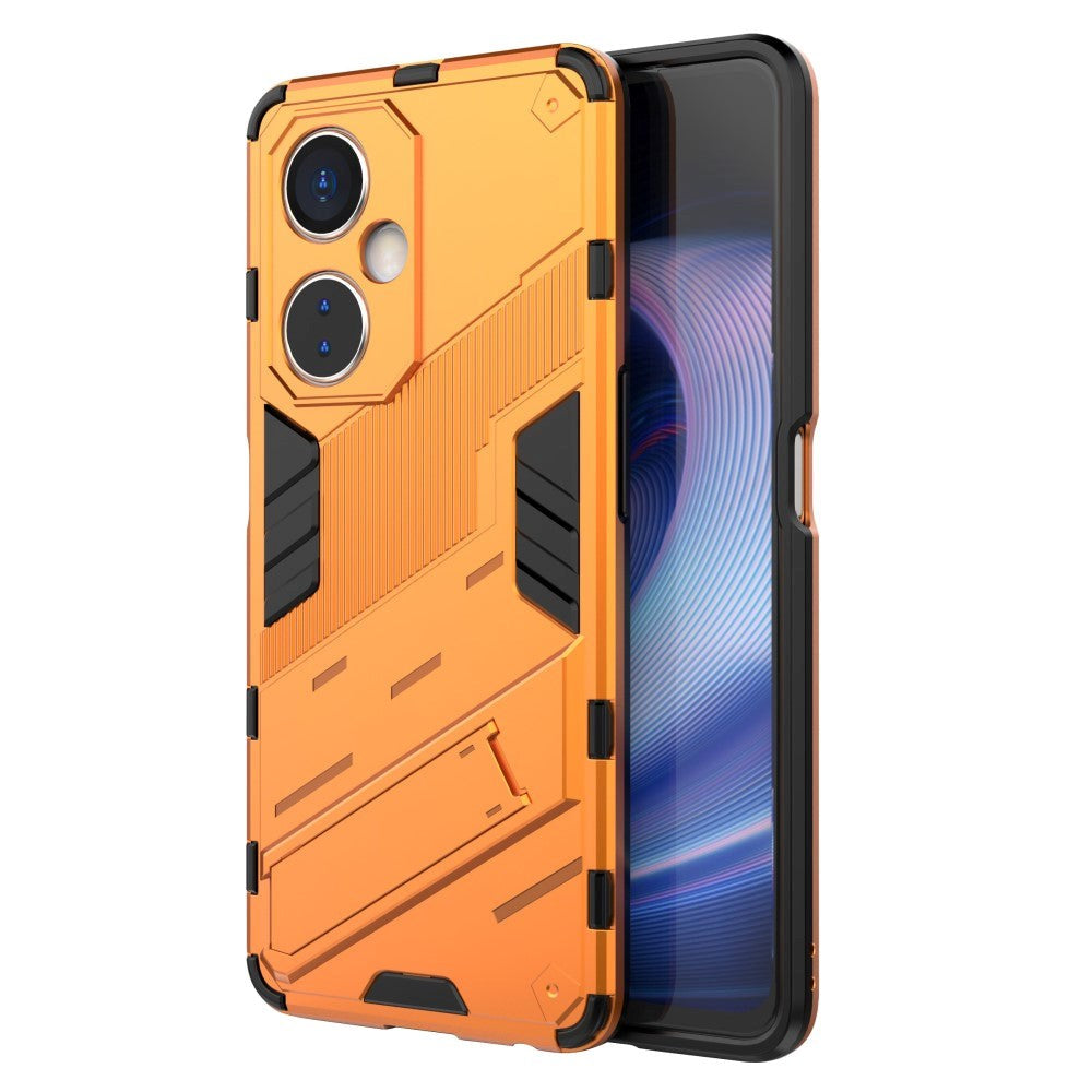 OnePlus Nord CE 3 Lite Hybrid Håndværker Cover m. Kickstand - Orange