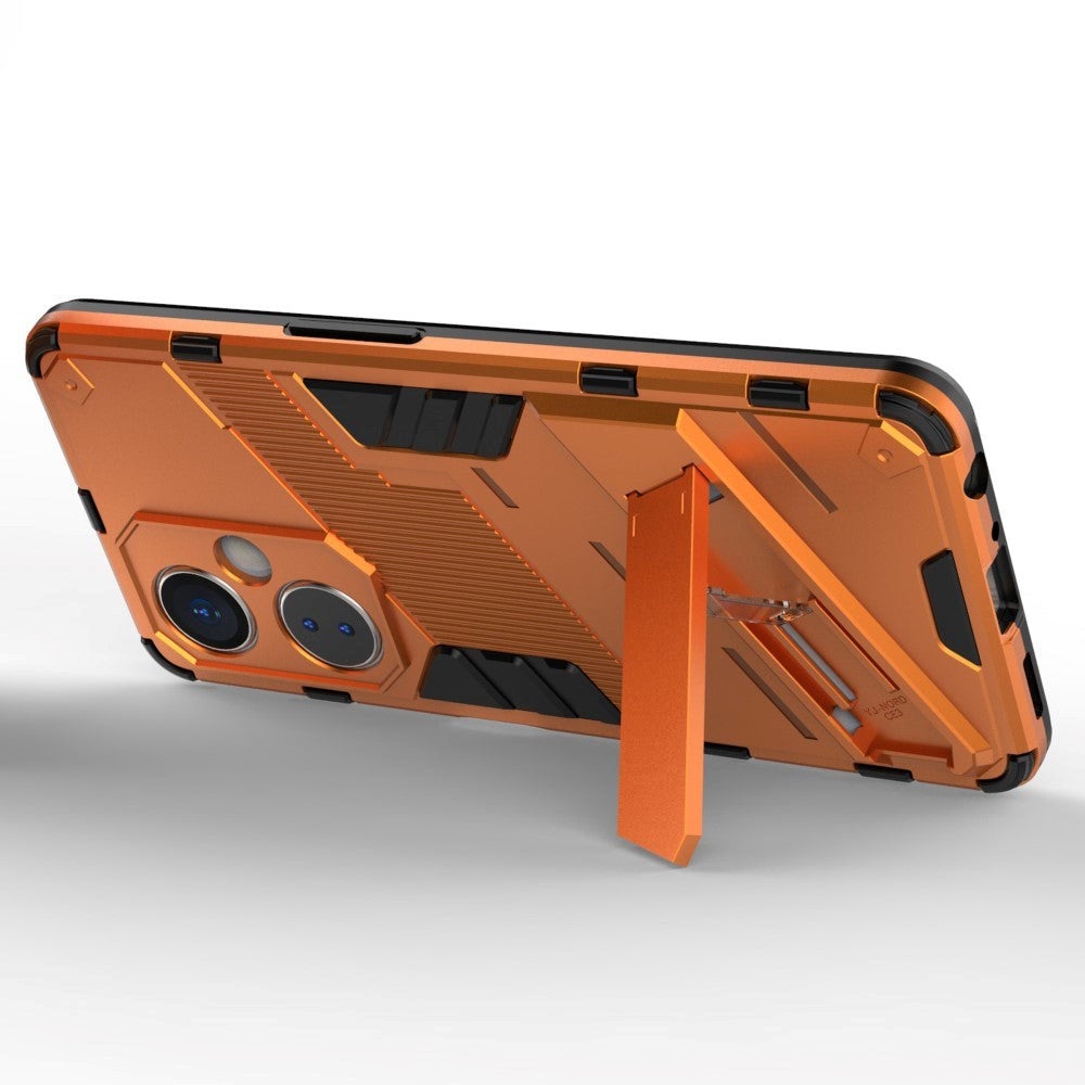 OnePlus Nord CE 3 Lite Hybrid Håndværker Cover m. Kickstand - Orange