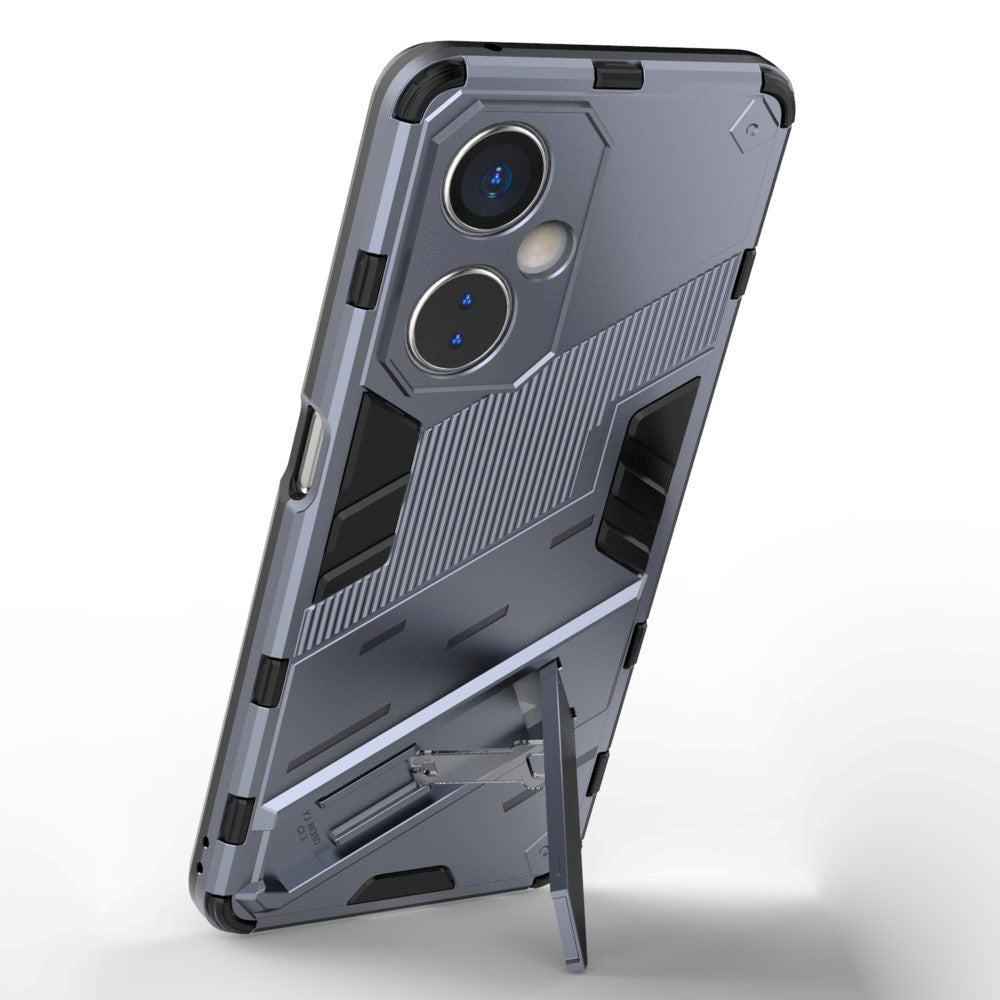 OnePlus Nord CE 3 Lite Hybrid Håndværker Cover m. Kickstand - Grå