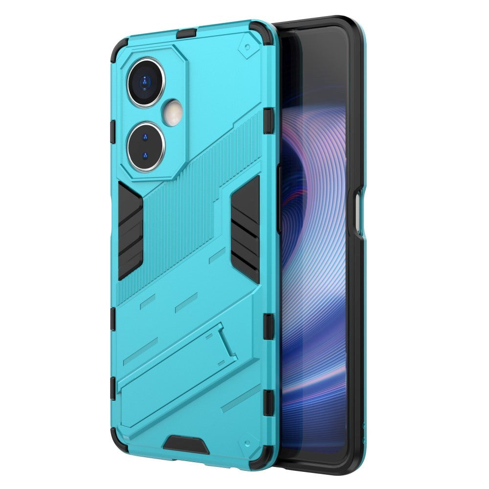 OnePlus Nord CE 3 Lite Hybrid Håndværker Cover m. Kickstand - Blå