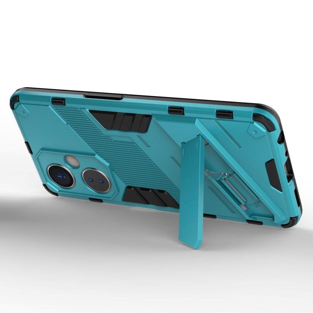 OnePlus Nord CE 3 Lite Hybrid Håndværker Cover m. Kickstand - Blå