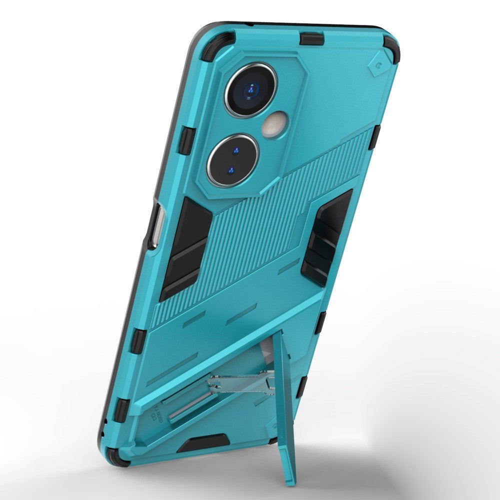 OnePlus Nord CE 3 Lite Hybrid Håndværker Cover m. Kickstand - Blå