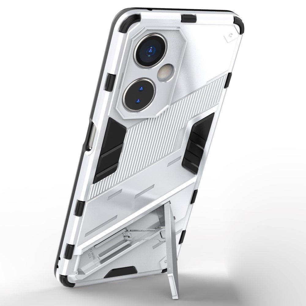OnePlus Nord CE 3 Lite Hybrid Håndværker Cover m. Kickstand - Hvid