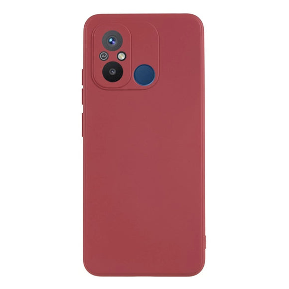 Xiaomi Redmi 12C Fleksibelt Plastik Cover - Rustrød