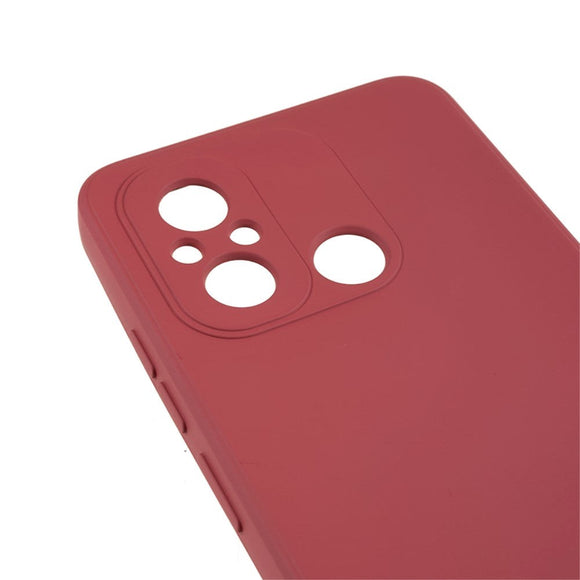 Xiaomi Redmi 12C Fleksibelt Plastik Cover - Rustrød