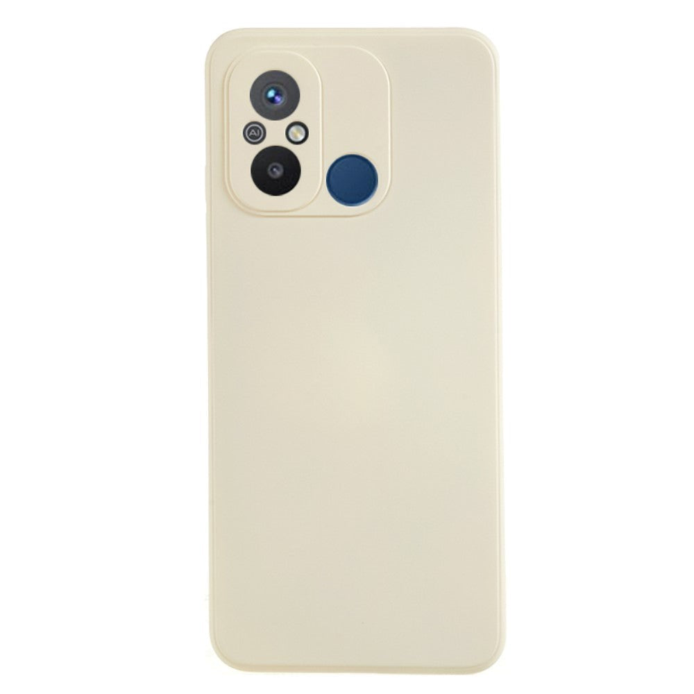 Xiaomi Redmi 12C Fleksibelt Plastik Cover - Hvid