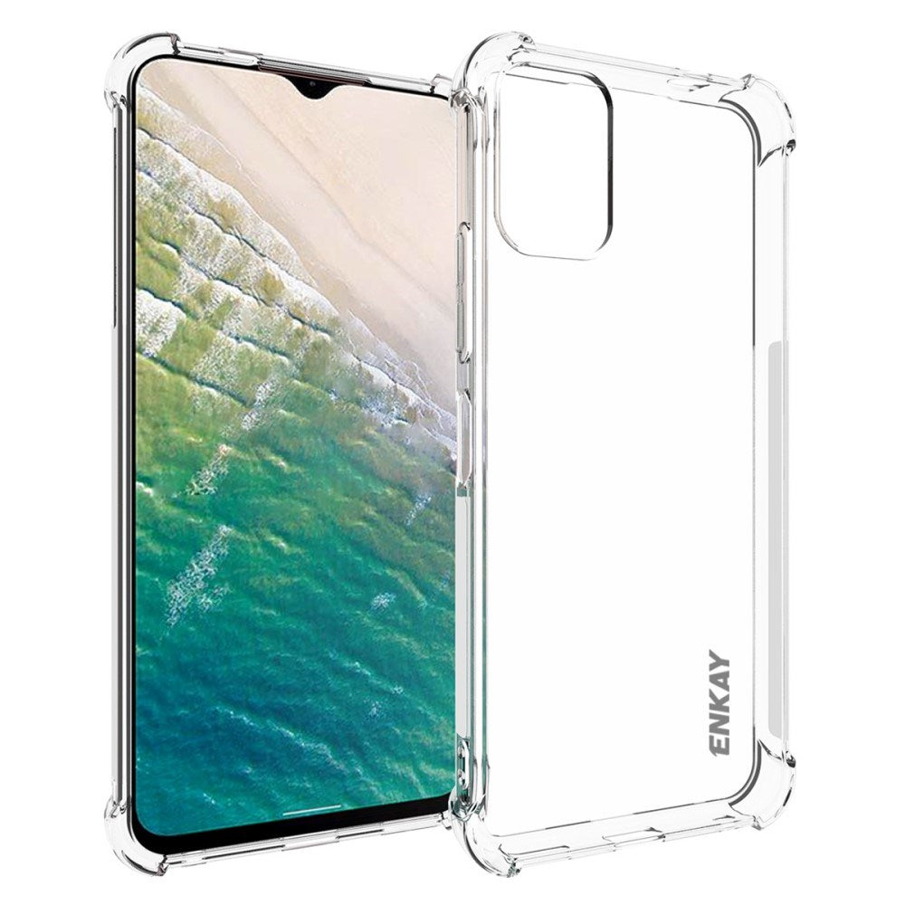 EIDERWOOD Nokia C32 Fleksibelt Plastik Cover m. Kraftige Hjørner - Gennemsigtig