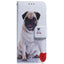 Google Pixel 8 Læder Cover m. Pung & Print - Pug