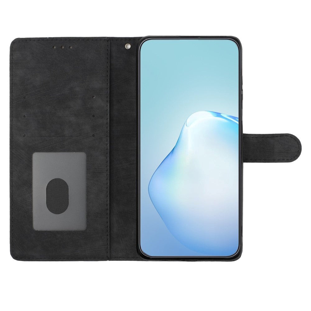 Xiaomi Redmi Note 11 Pro Læder Cover m. Pung og Strop - Sort