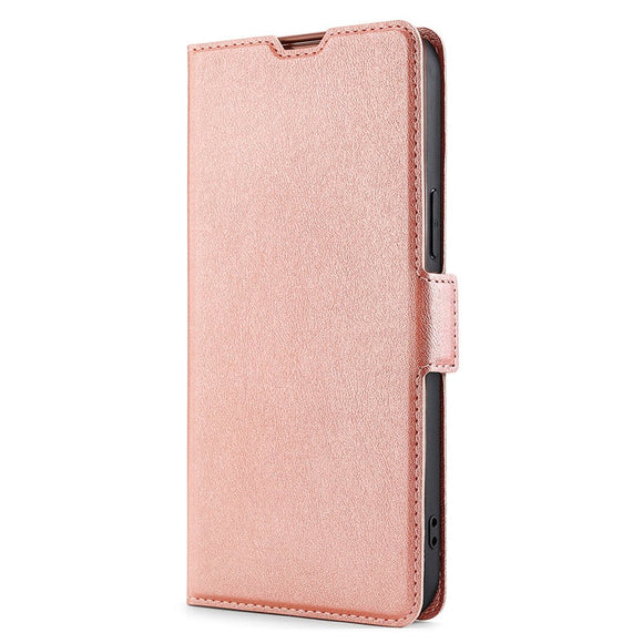 Honor Magic5 Pro Læder Cover m. Kortholder & Ståfunktion - Rose Gold
