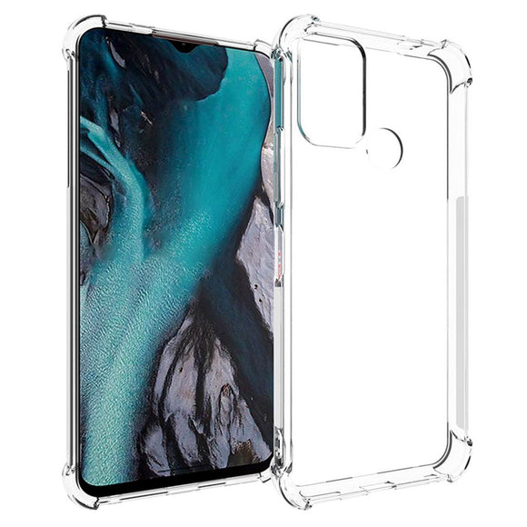 Nokia C22 Shock-Proof Fleksibelt Plastik Cover - Gennemsigtig