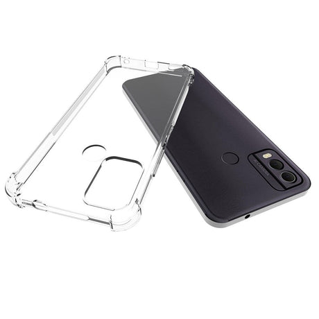 Nokia C22 Shock-Proof Fleksibelt Plastik Cover - Gennemsigtig
