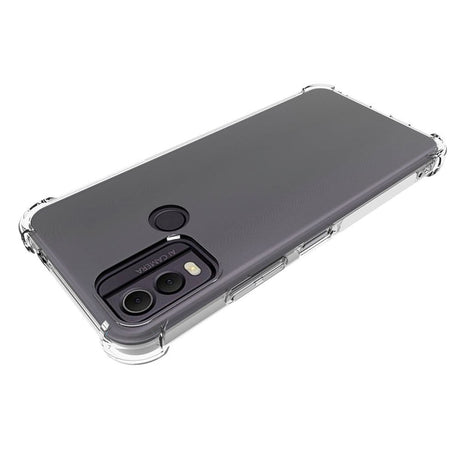 Nokia C22 Shock-Proof Fleksibelt Plastik Cover - Gennemsigtig