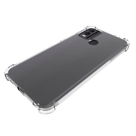 Nokia C22 Shock-Proof Fleksibelt Plastik Cover - Gennemsigtig
