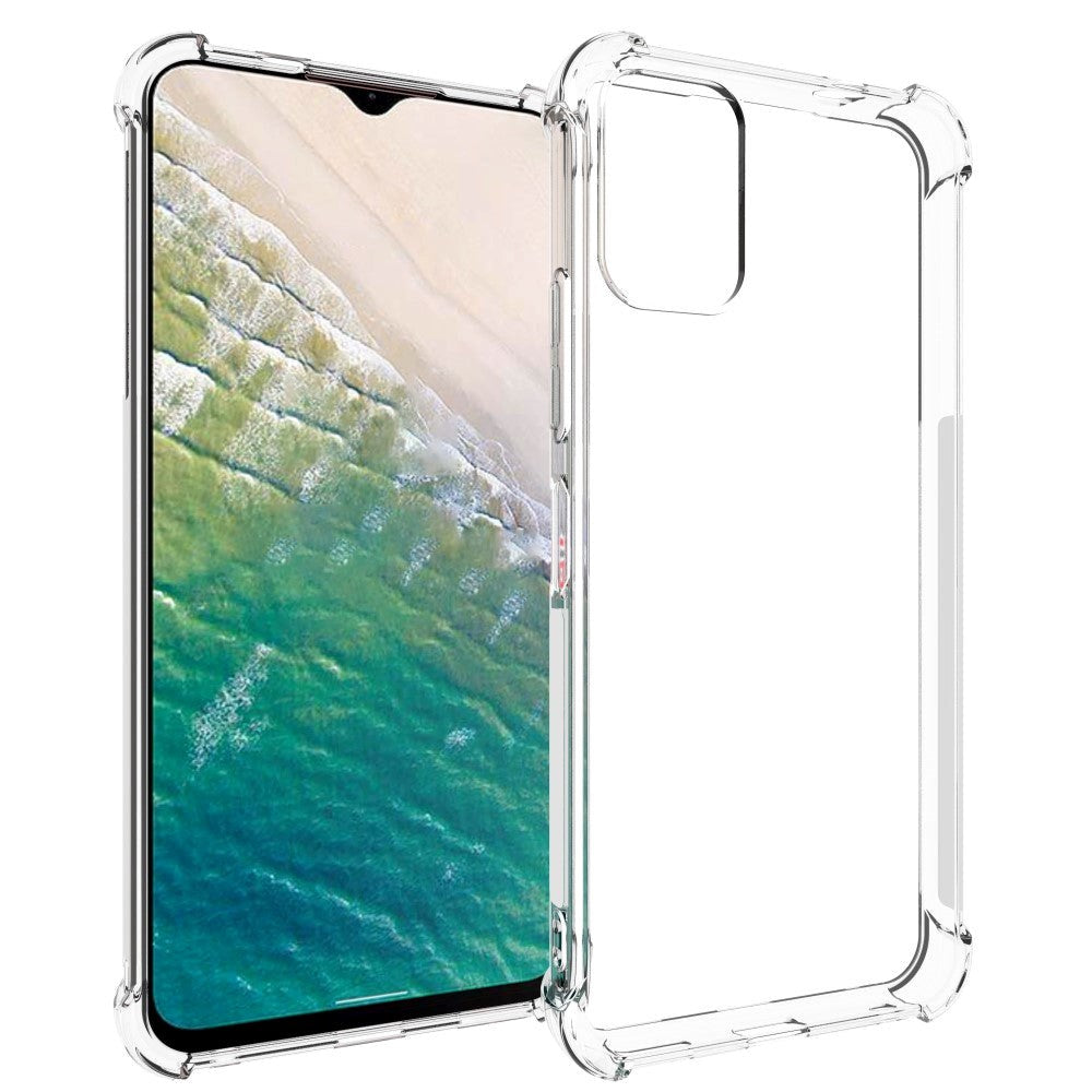 Nokia C32 Shock-Proof Fleksibelt Plastik Cover - Gennemsigtig