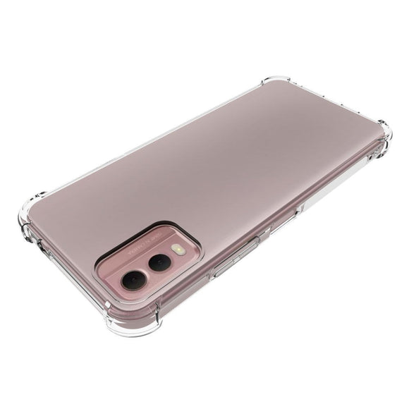 Nokia C32 Shock-Proof Fleksibelt Plastik Cover - Gennemsigtig
