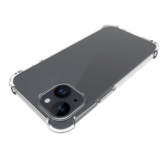 iPhone 15 EIDERWOOD Fleksibel Skridsikker Plastik Cover - Gennemsigtig