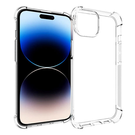 iPhone 15 Plus Shock-Proof Fleksibel Plastik Cover - Gennemsigtig
