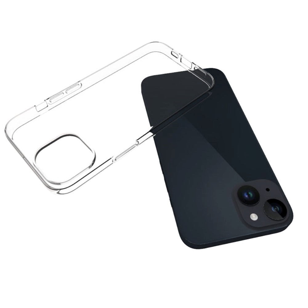 iPhone 15 Plus Fleksibel Plastik Cover - Gennemsigtig