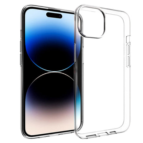 iPhone 15 Fleksibel Plastik Cover - Gennemsigtig