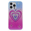 iPhone 14 Pro Glitter Plastik Cover - Hjerte & Stjerner