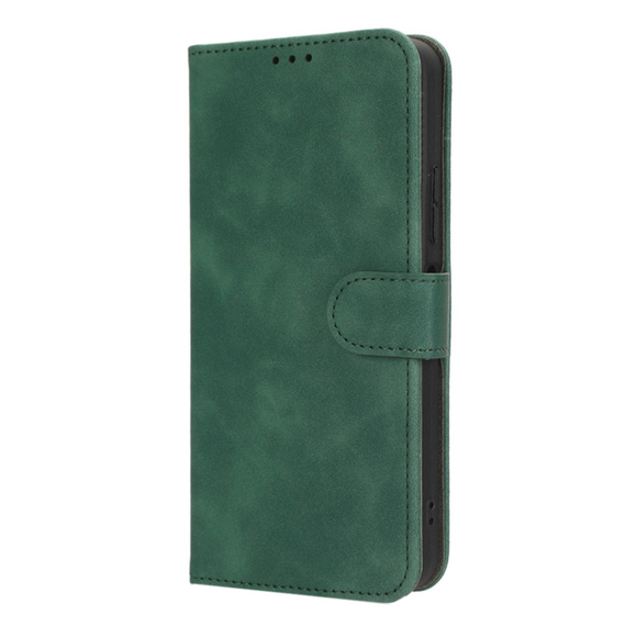 Nokia C32 Læder Cover m. Pung og Ståfunktion - Grøn