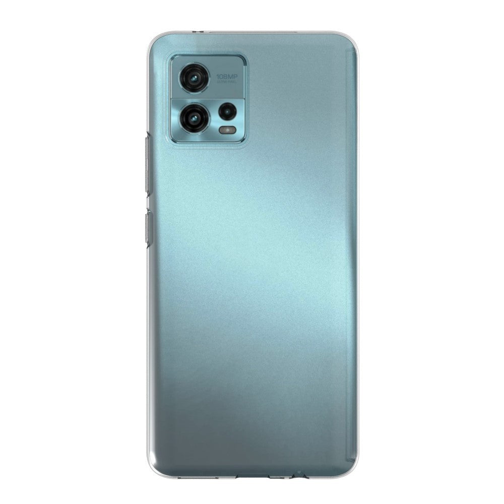 Motorola Moto G72 Fleksibel Plastik Bagside Cover - Gennemsigtig