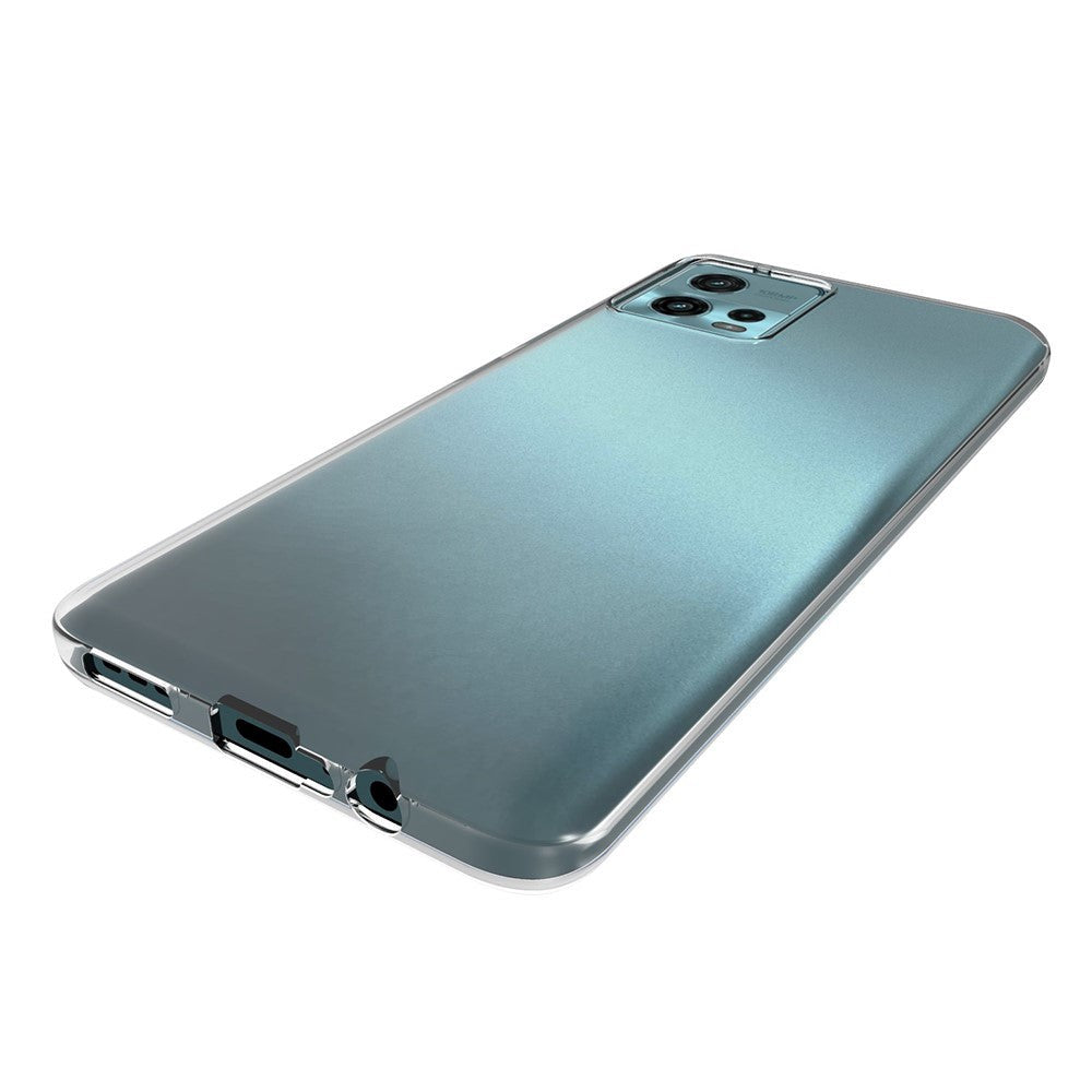Motorola Moto G72 Fleksibel Plastik Bagside Cover - Gennemsigtig