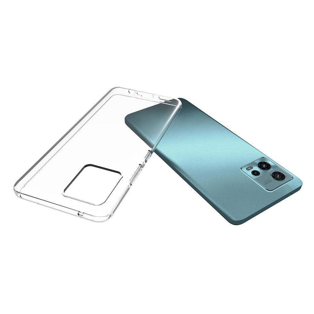 Motorola Moto G72 Fleksibel Plastik Bagside Cover - Gennemsigtig