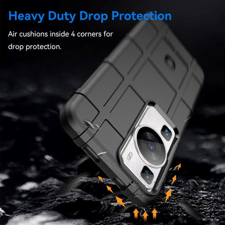 Huawei P60 Pro Rugged Shield Cover - Sort
